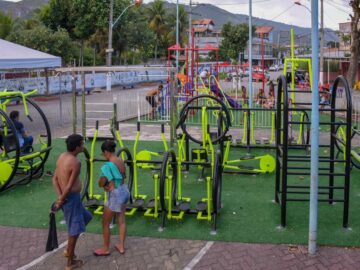 Revitalização e colocação de brinquedos e aparelhos de ginástica na Praça dos Três Discos – Cohab Padre Jose de Anchieta