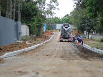 Pavimentação da Rua Eraldo Nascimento de Paula no bairro Quarta Divisão – Ribeirão Pires