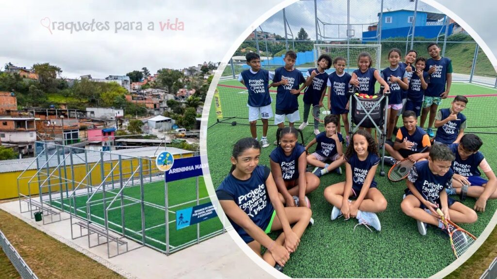 Manutenção anual da escola de tênis nas comunidades – Itapevi