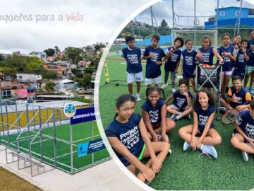 Manutenção anual da escola de tênis nas comunidades – Itapevi