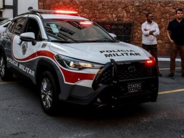 Viatura da Polícia Militar – Glicério