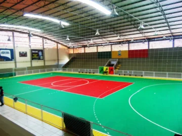 Segunda etapa do ginásio ao lado do Campo Municipal – Barra do Turvo