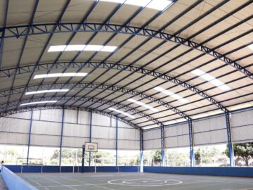 Implantação de Cobertura da Quadra de Esportes e construção de sanitários masculinos e femininos no Jardim Santa Catarina  Sorocaba