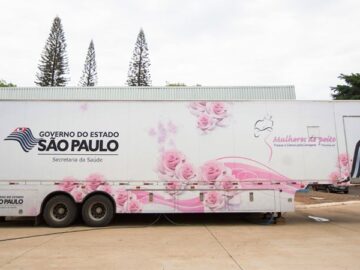 Carreta de mamografia – Pitangueiras