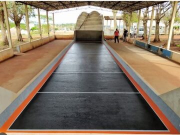 Reforma do campo de Bocha  Guzolândia