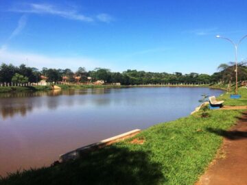 Revitalização do Lago com os 3 vasos ponto turísti