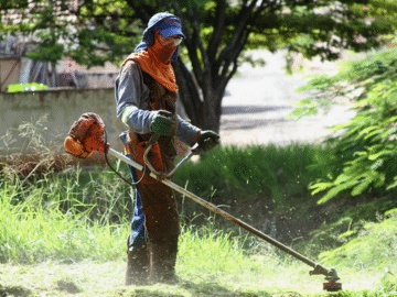Limpeza, capinação, jardinagem e reparo dos equipamentos da área verde localizada ao lado da Rua Iglésias – Jardim Figueira Grande – M’ Boi Mirim