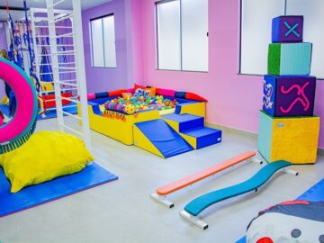 Sala multissensorial para autistas no Espaço Infinito na cidade de Paulicéia