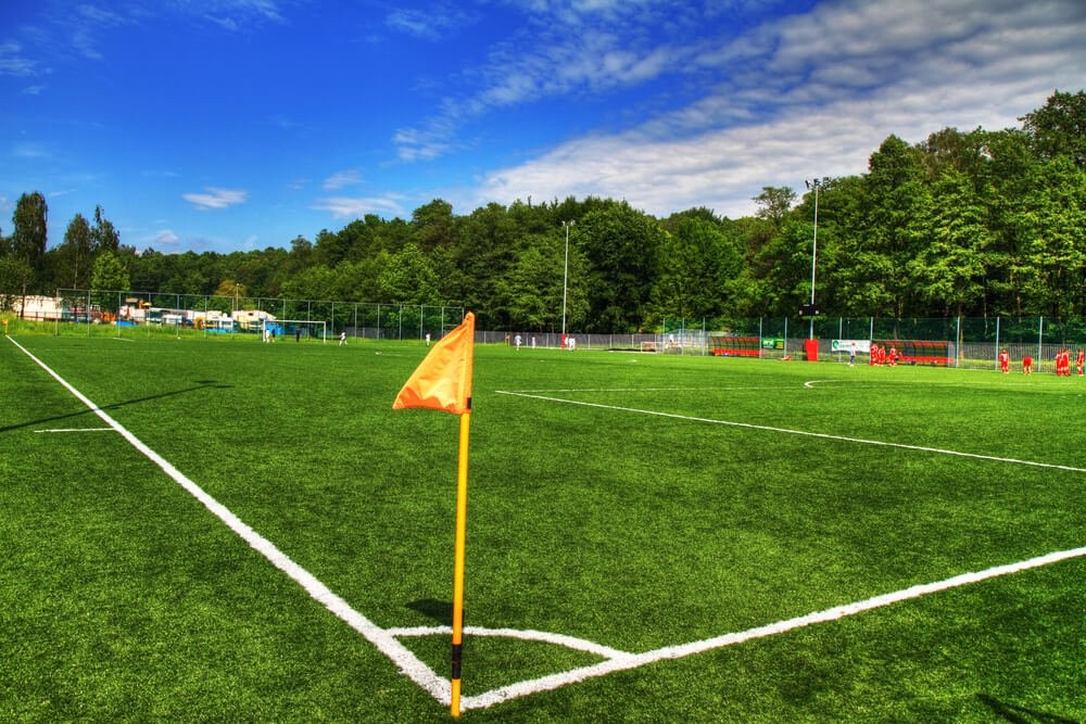 Construção de Campo de Futebol de Grama Sintética  Jaborandi
