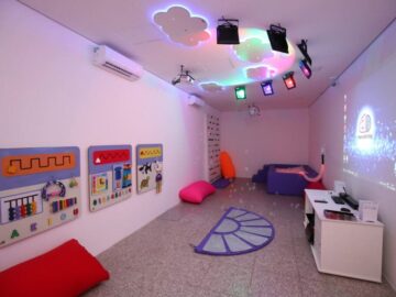 Sala multissensorial na escola municipal – São Sebastião