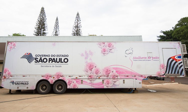Carreta da mamografia Taubaté