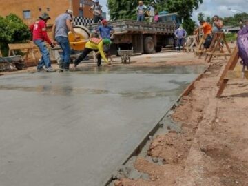 Obras de infraestrutura em vias públicas – Pirajuí