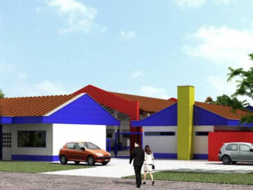 Construção de uma escola  Santo AntÃ´nio do Jard