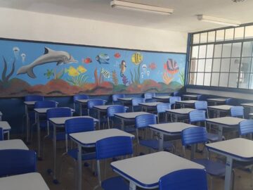 Equipamento escolar  Presidente Bernardes