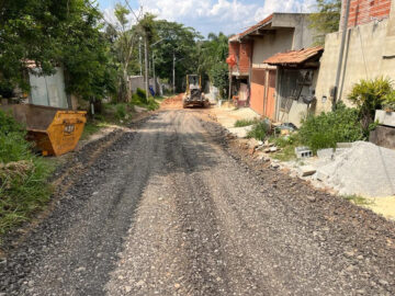 Pavimentação da rua Anapurus no Monte Serrat  It
