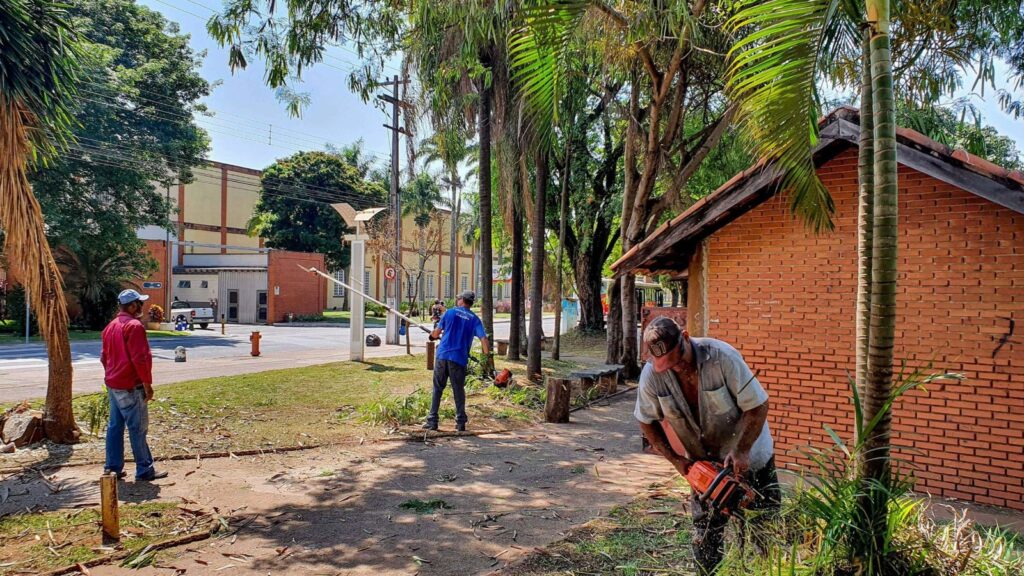 Pedido de Limpeza da Praça do Encontro e retirada