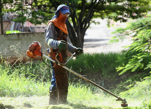Limpeza, capinação, jardinagem e reparo dos equipamentos da área verde localizada ao lado da Rua Iglésias – Jardim Figueira Grande – M’ Boi Mirim