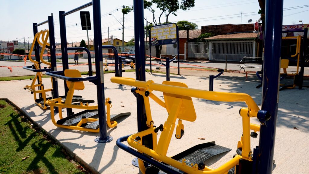 Aquisição dos equipamentos de academia ao ar livre  Jaborandi