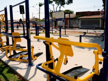 Aquisição dos equipamentos de academia ao ar livre  Jaborandi