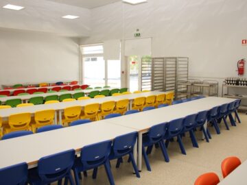 Manutenção no refeitório da escola municipal  Nova Campina