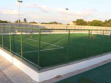 Construção de Areninha  Valentim Gentil