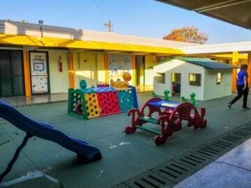 Construção de uma nova escola de educação infantil no bairro Santa Luzia  Charqueada