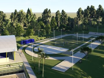 Construção do Complexo Esportivo  Caconde