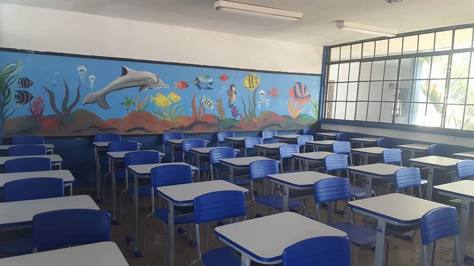 Equipamento escolar  Presidente Bernardes