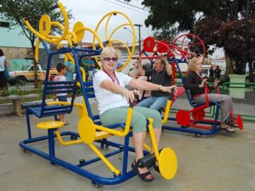 Revitalização de praças e equipamentos pra ginásti
