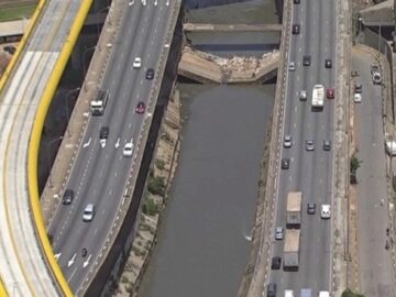 Reforma na Ponte que liga Campo limpo X Taboão da