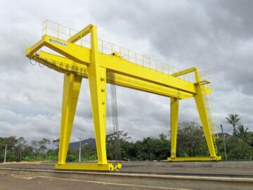 Obra de construção do Pórtico da entrada da cidade  Jaborandi