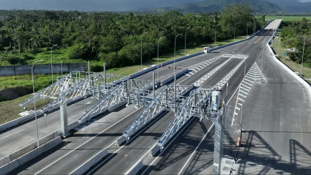 Implementação do DUF na Praça de Pedágio Free Flow no trecho localizado na Rodovia dos Tamolos, Contorno Sul, KM 13+500  São Sebastião