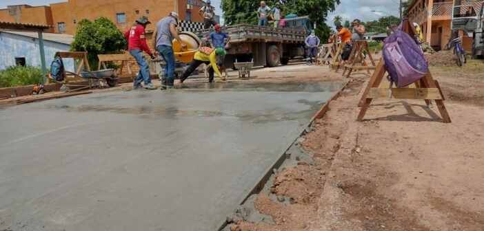 Obras de infraestrutura em vias públicas – Pirajuí