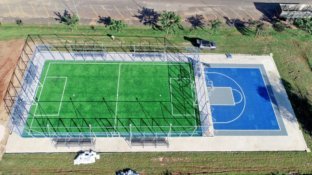 Construção de uma areninha poliesportiva no Núcleo Otavio Rasi  Bauru