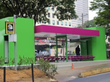 Construção de ponto de apoio aos motoboys – Americana