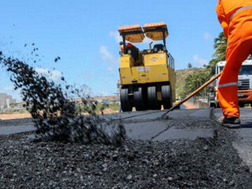 Pavimentação asfáltica na Rua 8 e Avenida 1 no Povoado de Laranjeiras – Colômbia