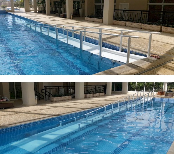 Construção de piscina com rampa para a Terceira Idade e Pessoas com Deficiência – Planalto