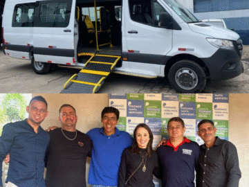 Destinação de Van Adaptada para Santa Mercedes